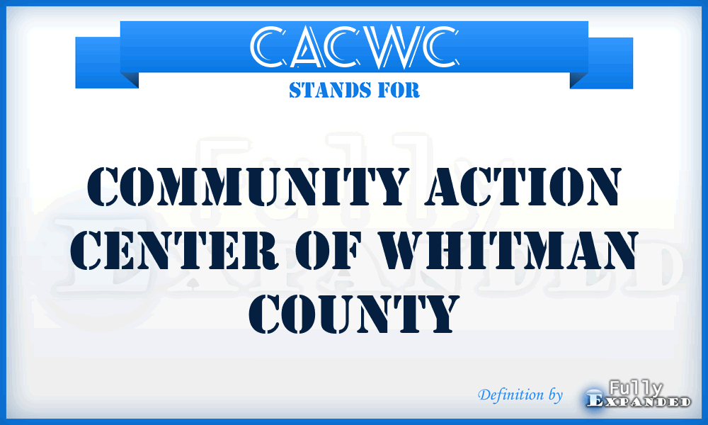 CACWC - Community Action Center of Whitman County