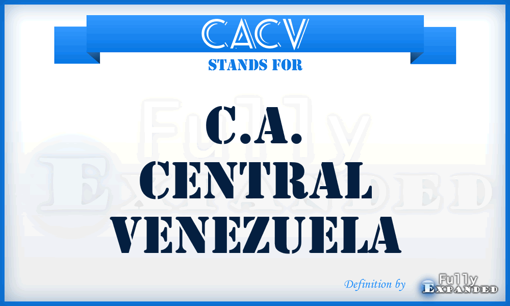 CACV - C.A. Central Venezuela