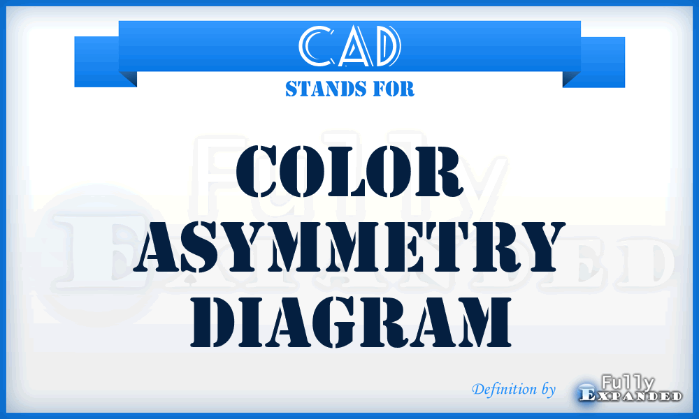 CAD - Color Asymmetry Diagram