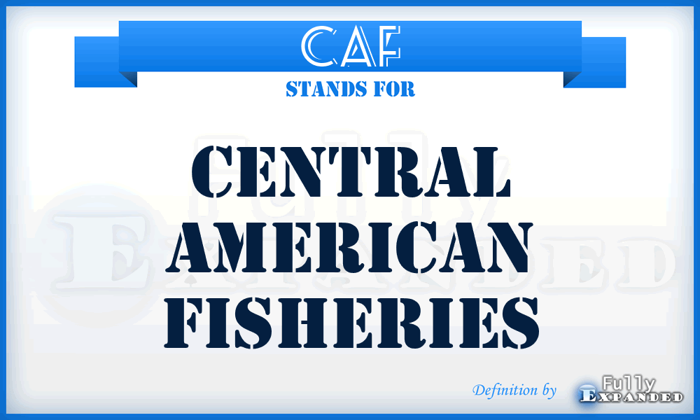 CAF - Central American Fisheries