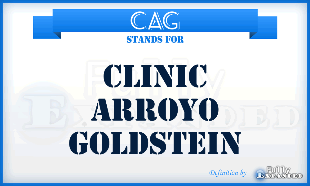 CAG - Clinic Arroyo Goldstein