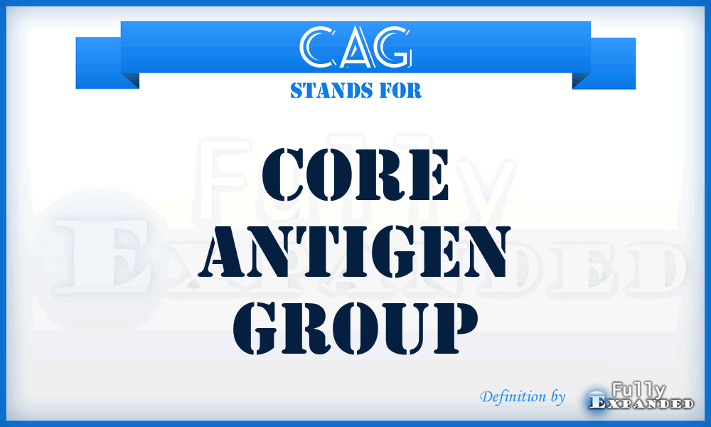 CAG - core antigen group