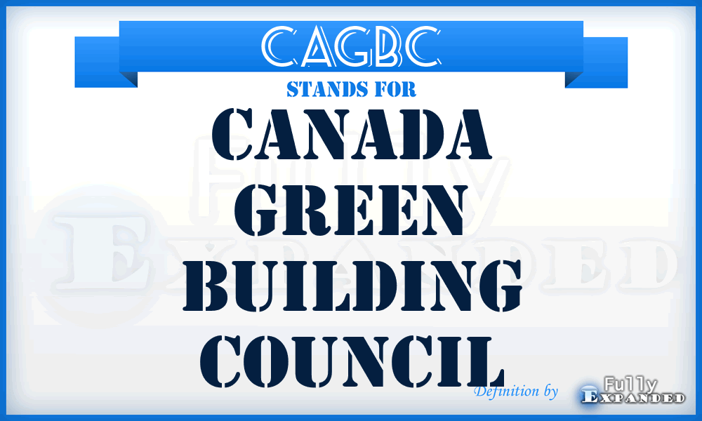 CAGBC - Canada Green Building Council