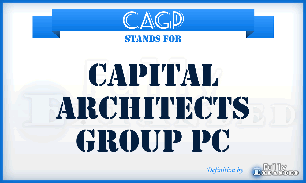 CAGP - Capital Architects Group Pc
