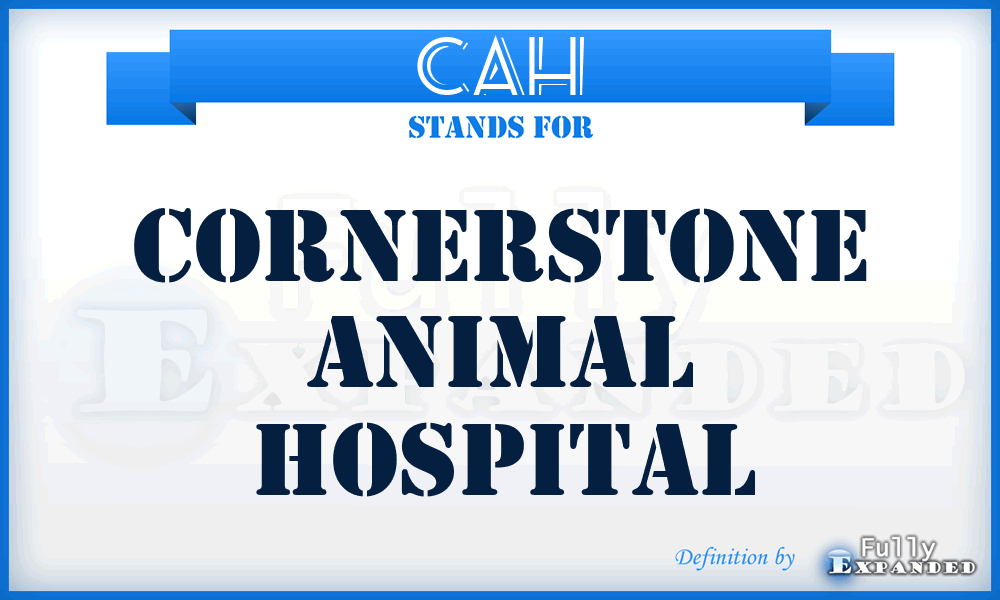 CAH - Cornerstone Animal Hospital