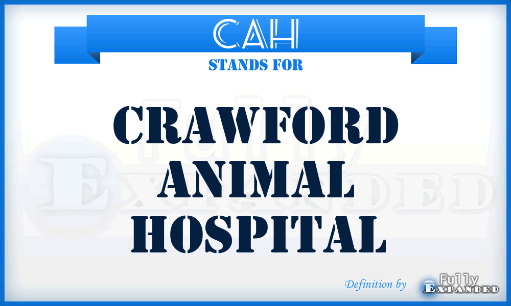 CAH - Crawford Animal Hospital