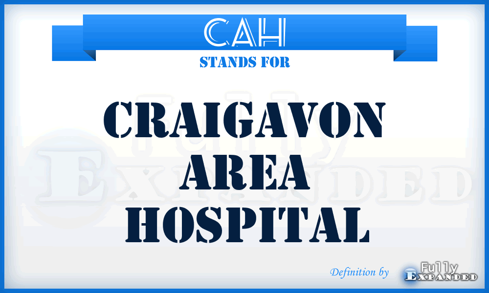 CAH - Craigavon Area Hospital