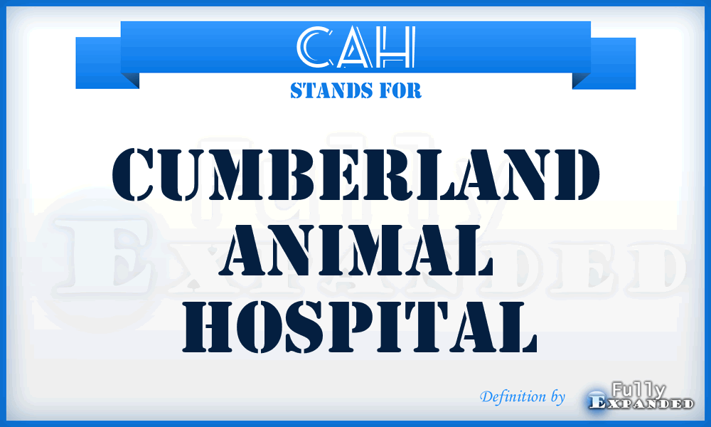 CAH - Cumberland Animal Hospital