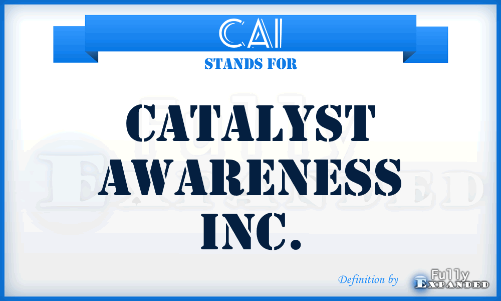 CAI - Catalyst Awareness Inc.