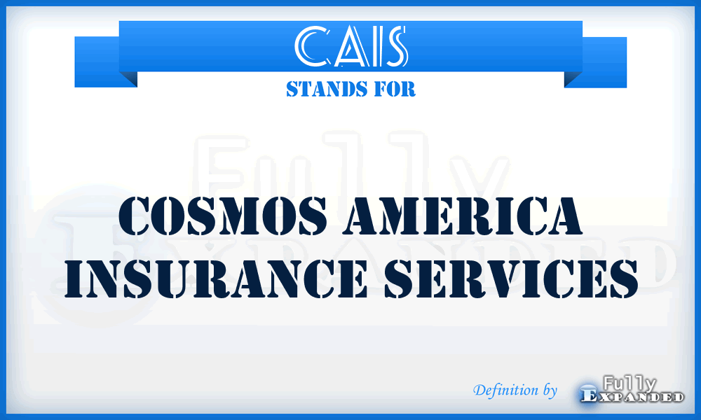 CAIS - Cosmos America Insurance Services