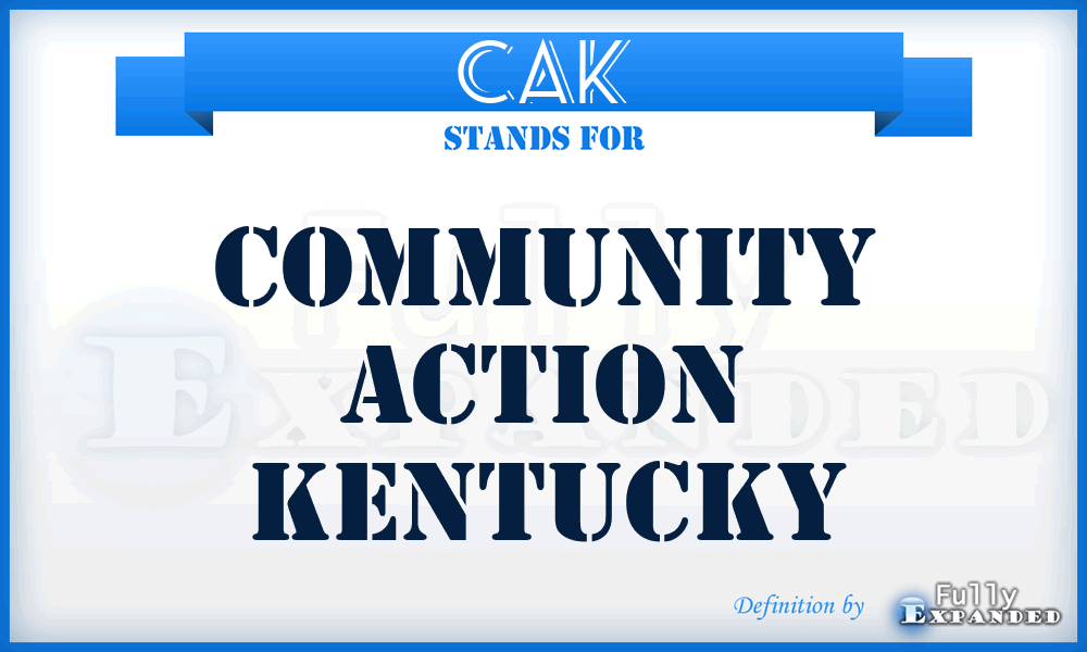 CAK - Community Action Kentucky