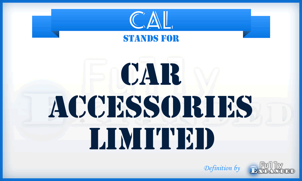 CAL - Car Accessories Limited