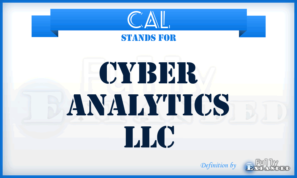 CAL - Cyber Analytics LLC