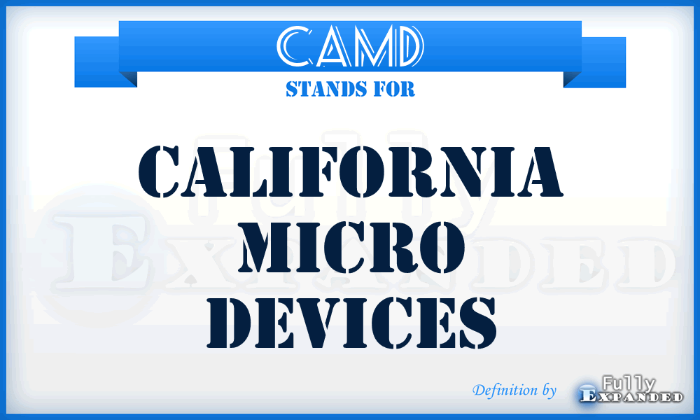 CAMD - California Micro Devices