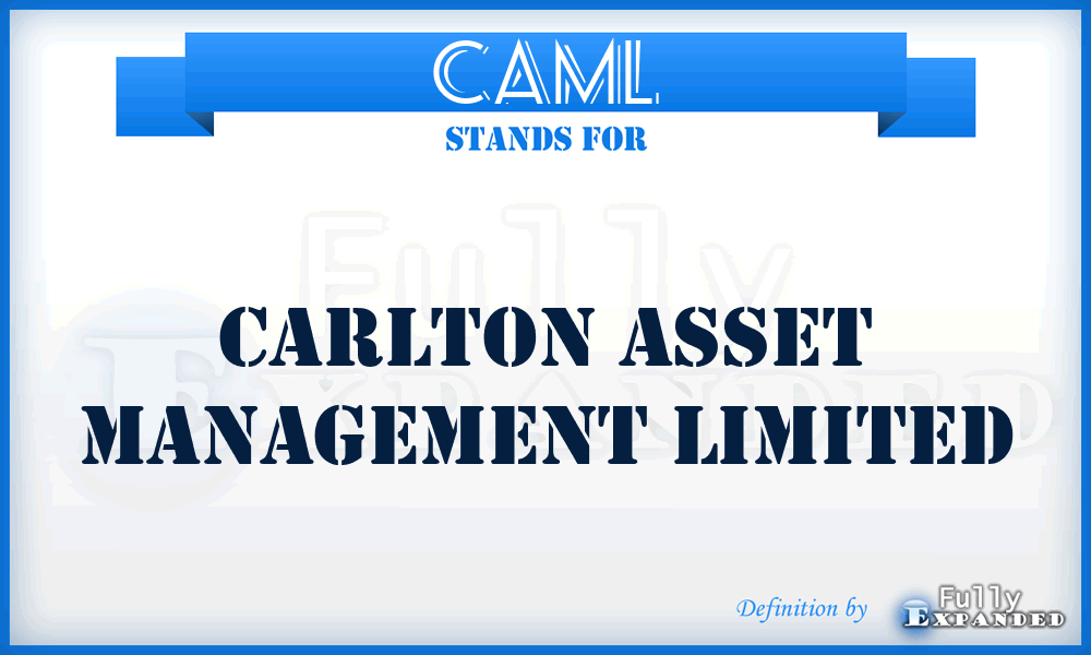 CAML - Carlton Asset Management Limited