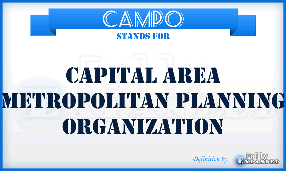 CAMPO - Capital Area Metropolitan Planning Organization