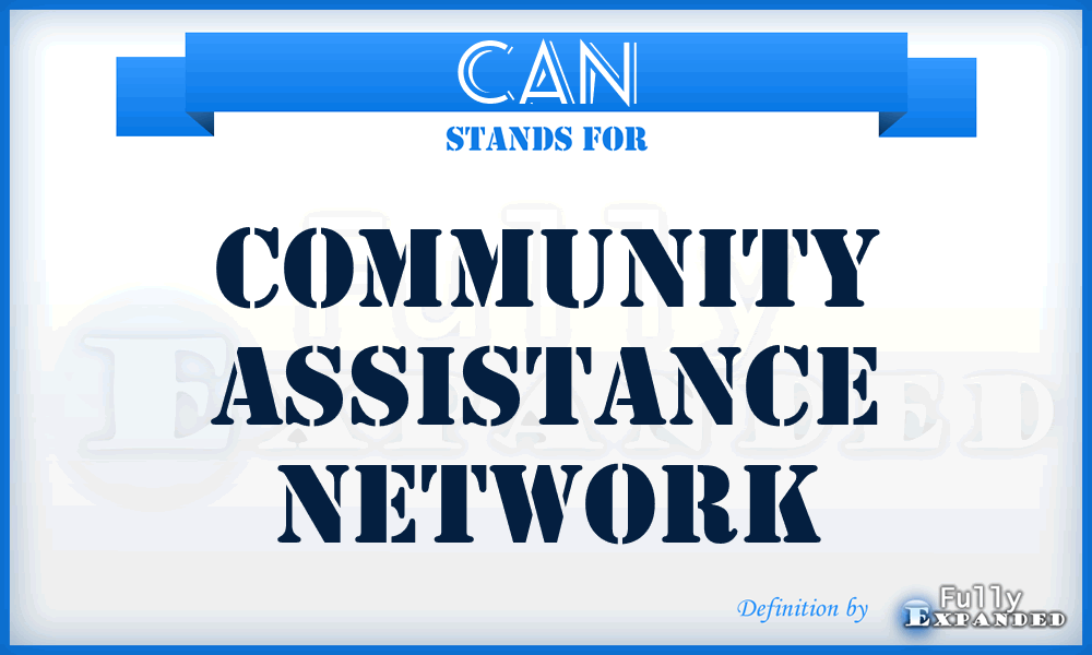 CAN - Community Assistance Network