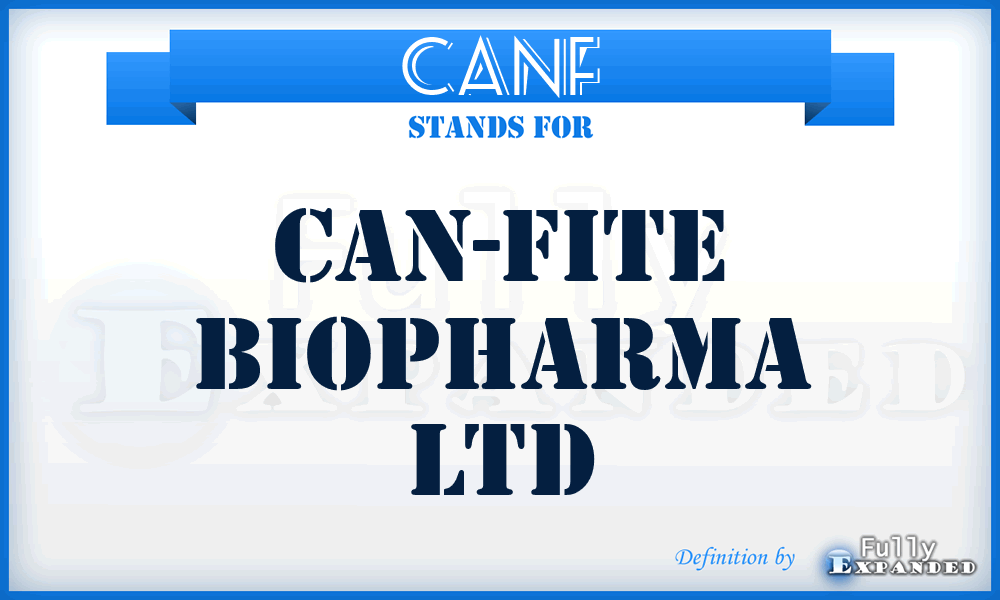 CANF - Can-Fite Biopharma Ltd