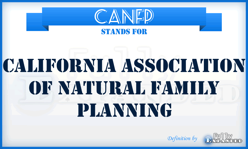 CANFP - California Association of Natural Family Planning