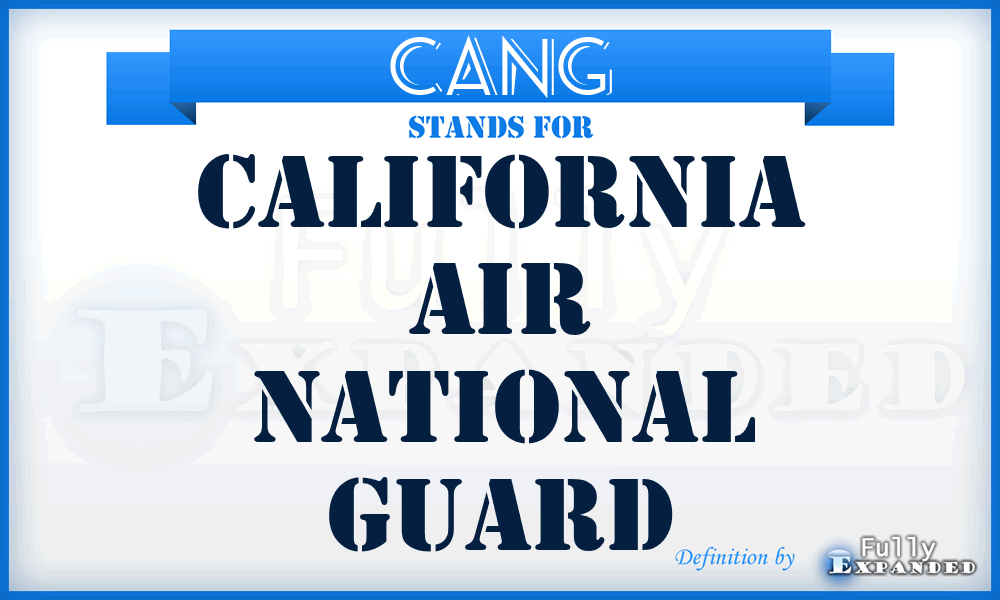 CANG - California Air National Guard