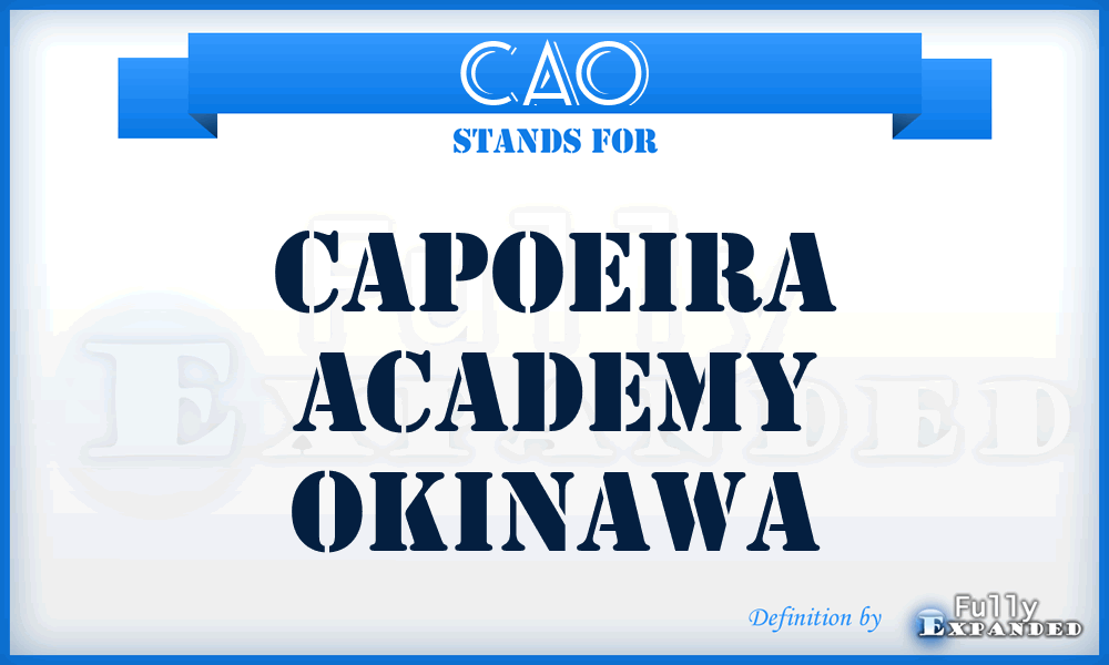 CAO - Capoeira Academy Okinawa