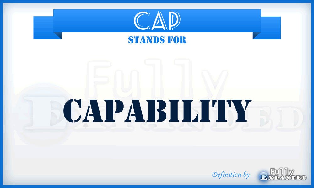 CAP - Capability