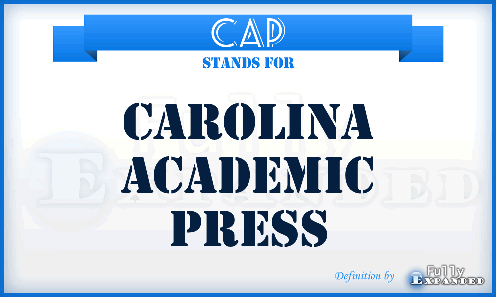 CAP - Carolina Academic Press