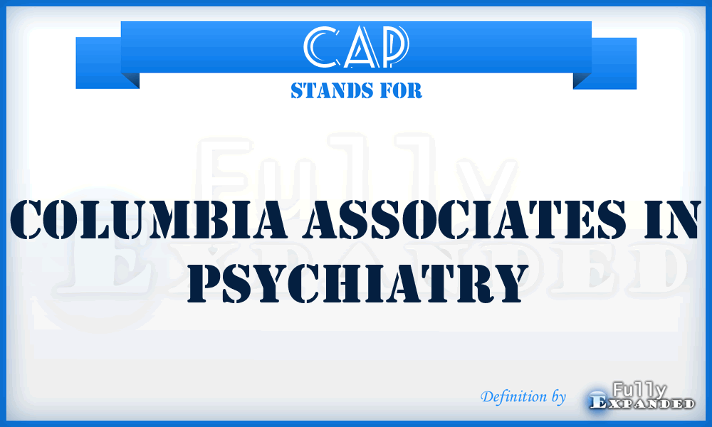 CAP - Columbia Associates in Psychiatry