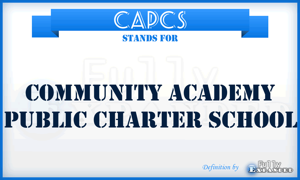 CAPCS - Community Academy Public Charter School