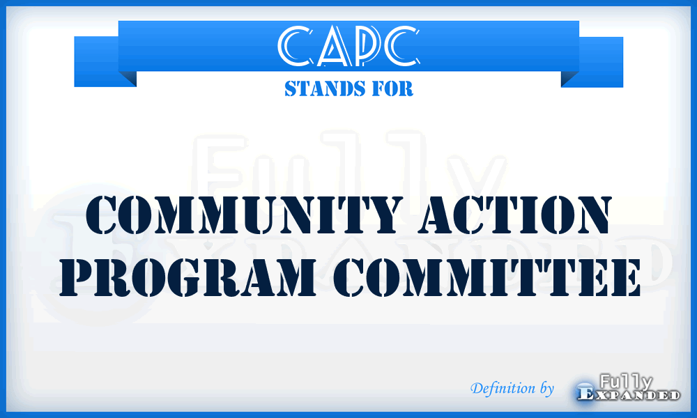 CAPC - Community Action Program Committee