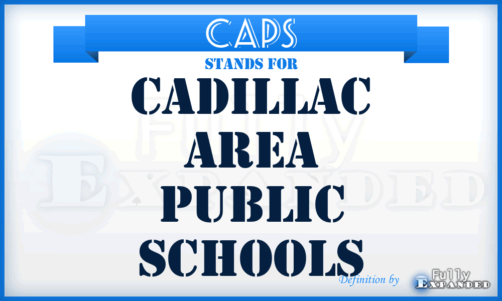 CAPS - Cadillac Area Public Schools