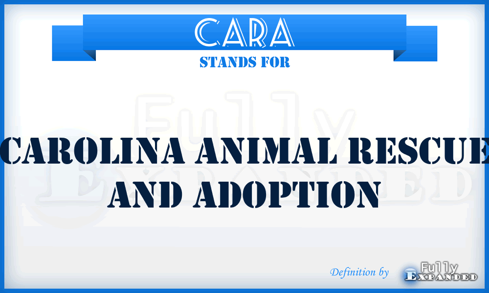 CARA - Carolina Animal Rescue And Adoption