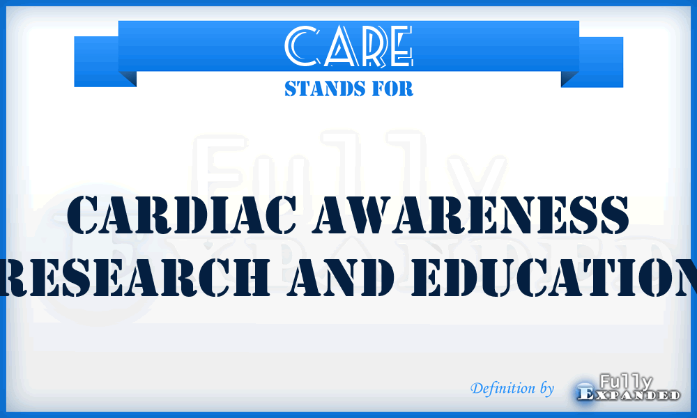 CARE - Cardiac Awareness Research and Education