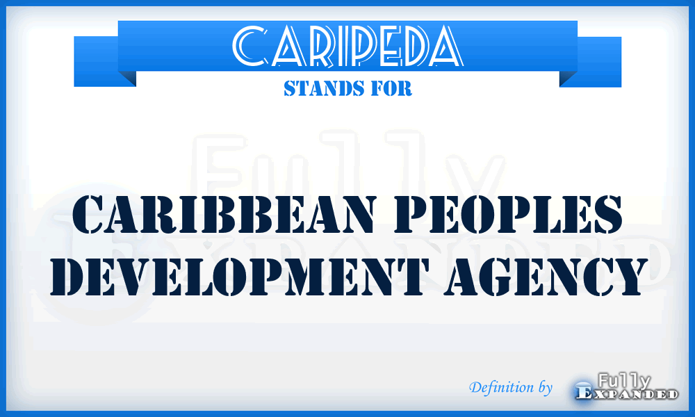 CARIPEDA - Caribbean Peoples Development Agency