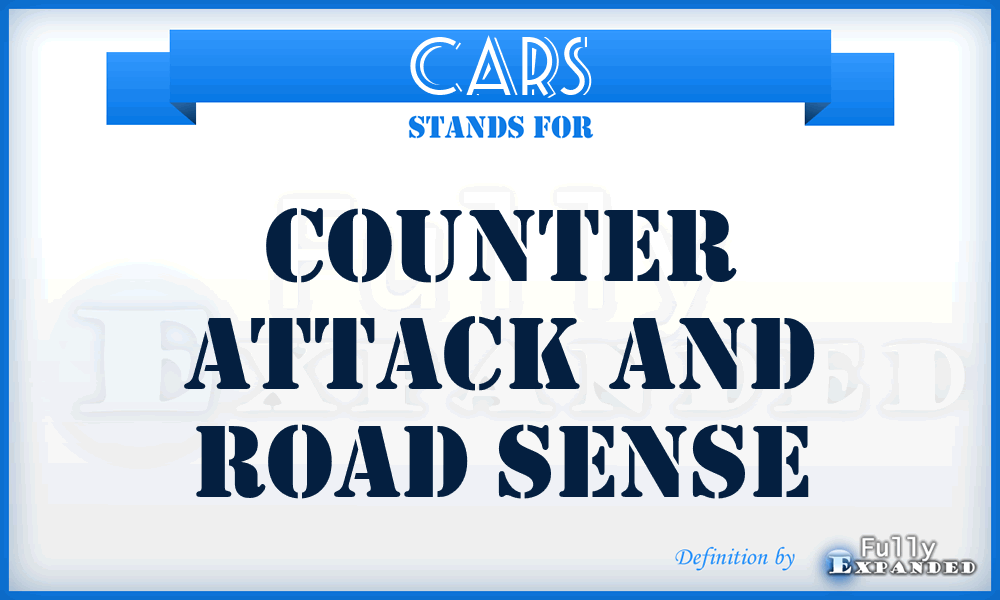 CARS - Counter Attack And Road Sense