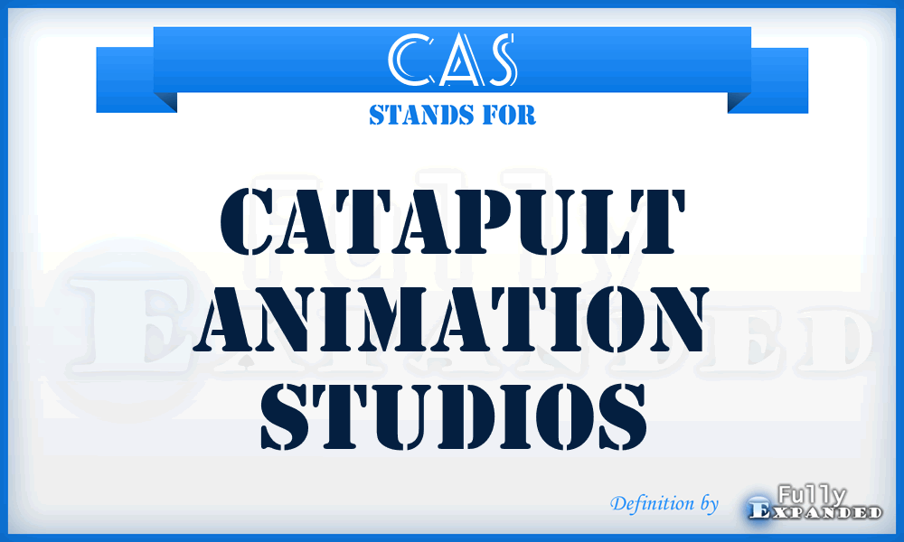 CAS - Catapult Animation Studios