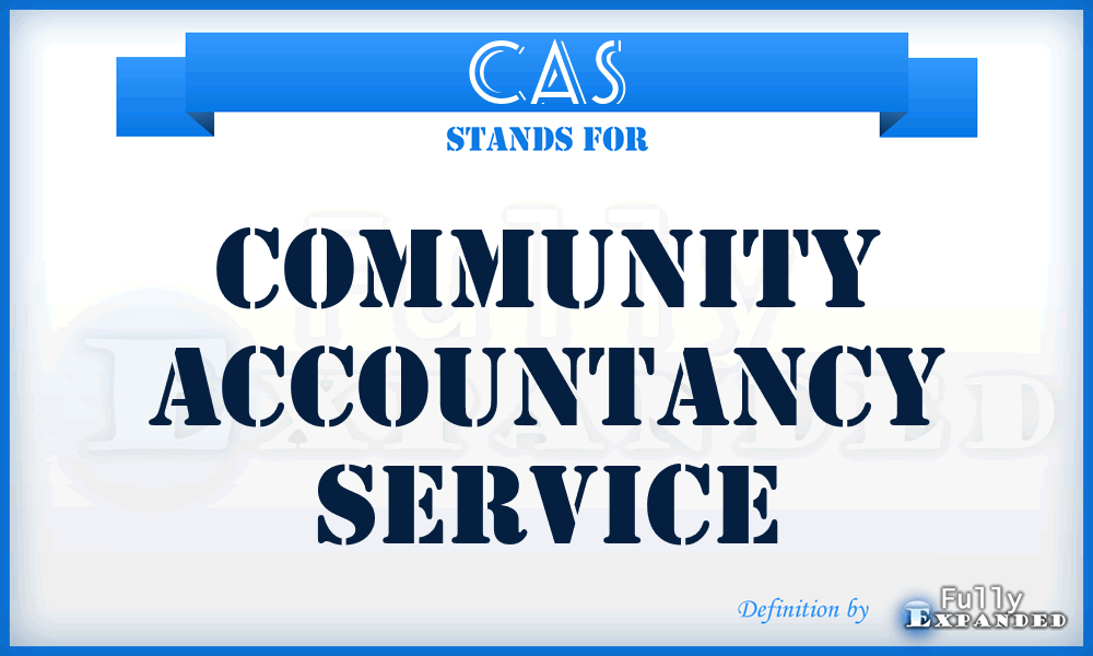 CAS - Community Accountancy Service