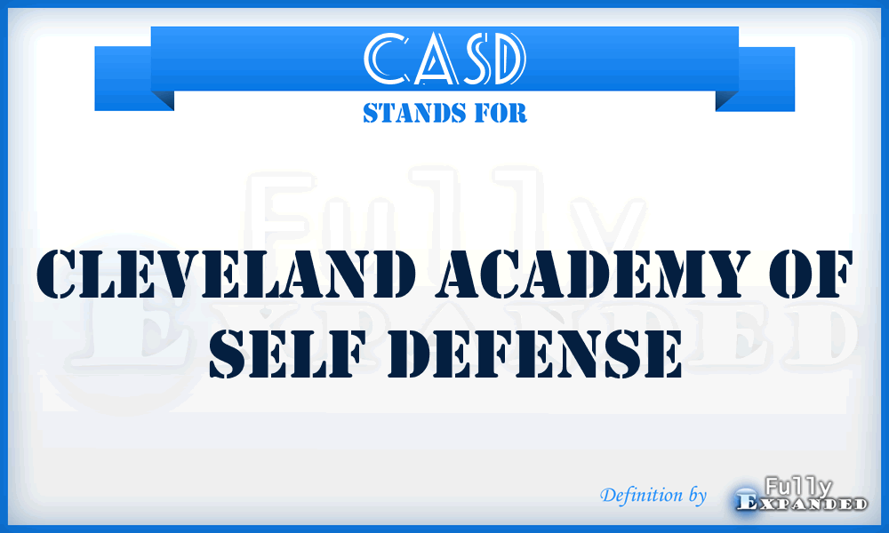 CASD - Cleveland Academy of Self Defense