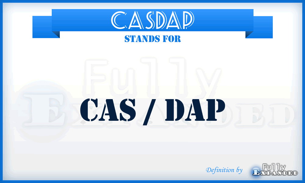CASDAP - Cas / DAP