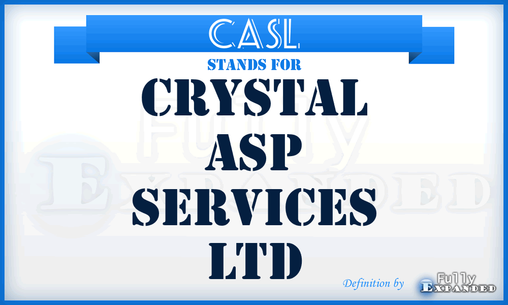CASL - Crystal Asp Services Ltd