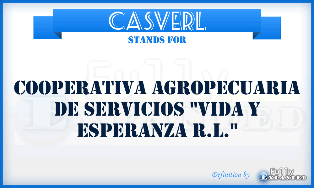 CASVERL - Cooperativa Agropecuaria de Servicios 