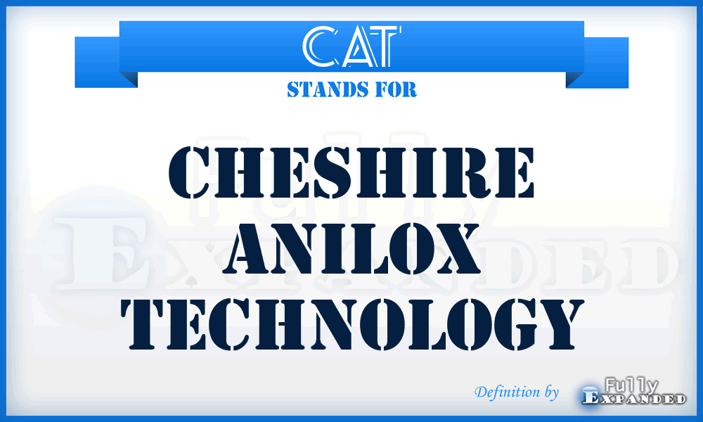 CAT - Cheshire Anilox Technology