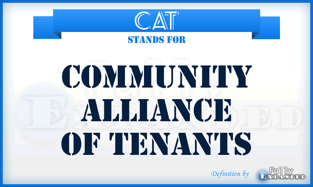 CAT - Community Alliance of Tenants