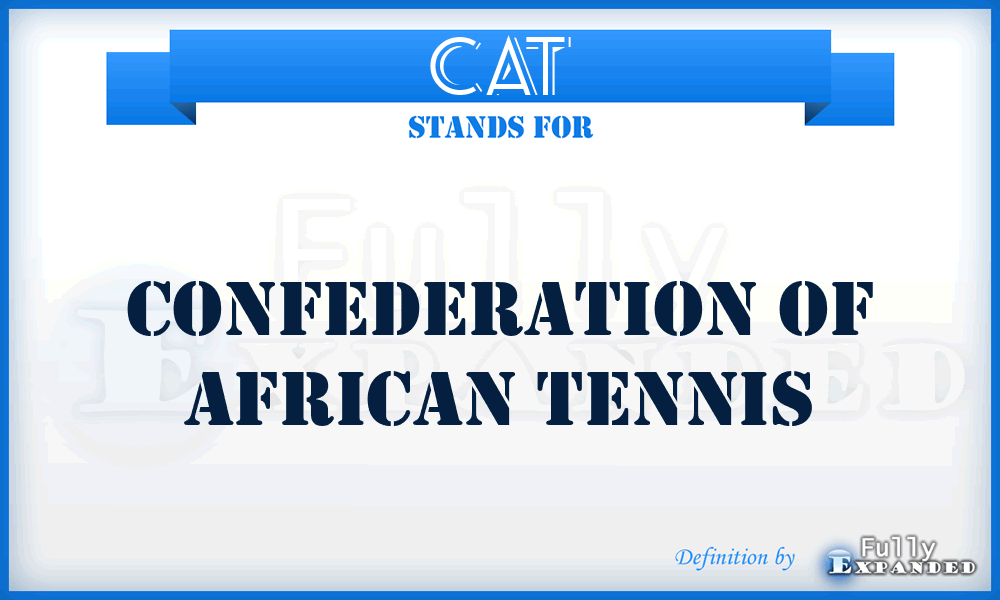 CAT - Confederation of African Tennis