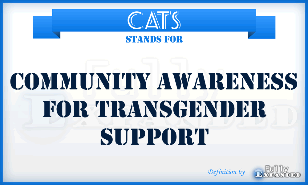 CATS - Community Awareness for Transgender Support
