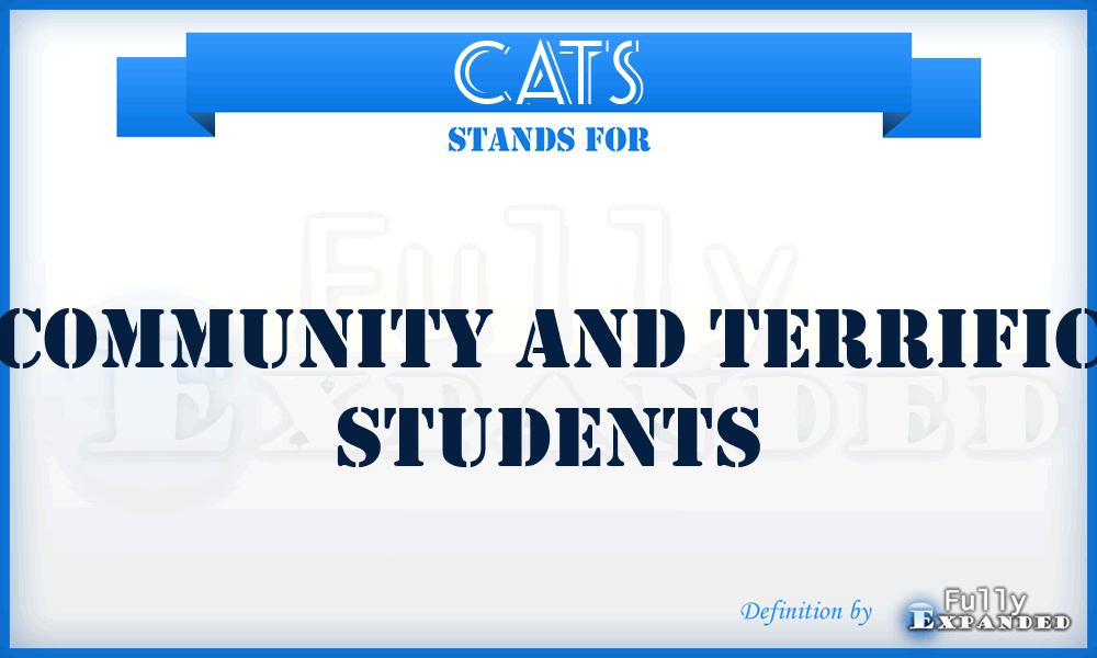 CATS - Community and Terrific Students