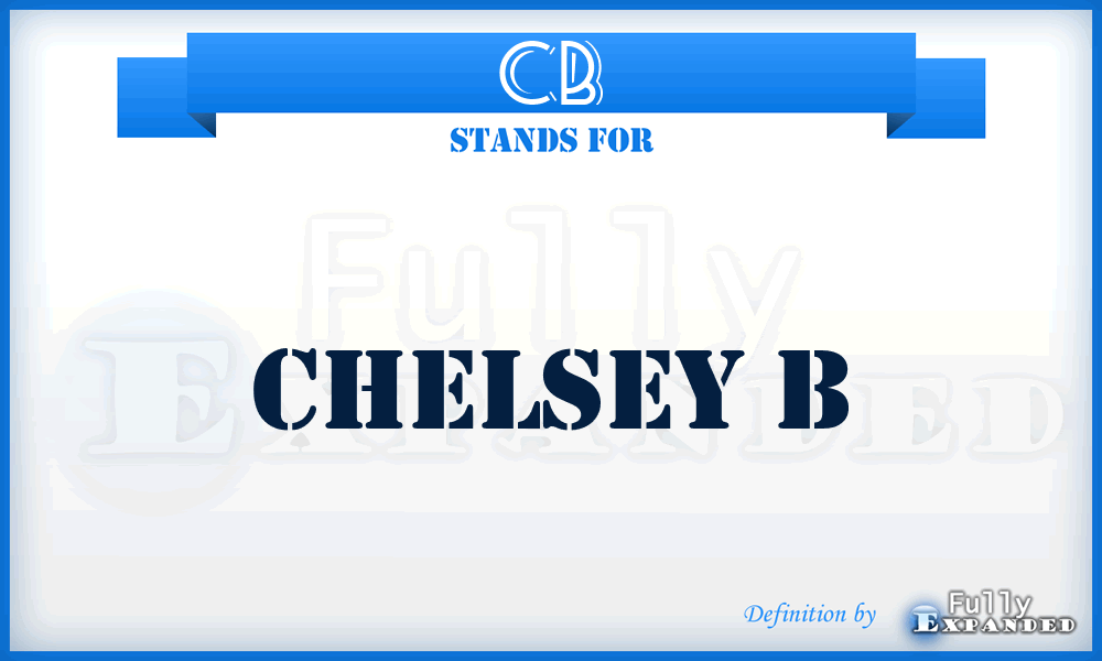 CB - Chelsey B