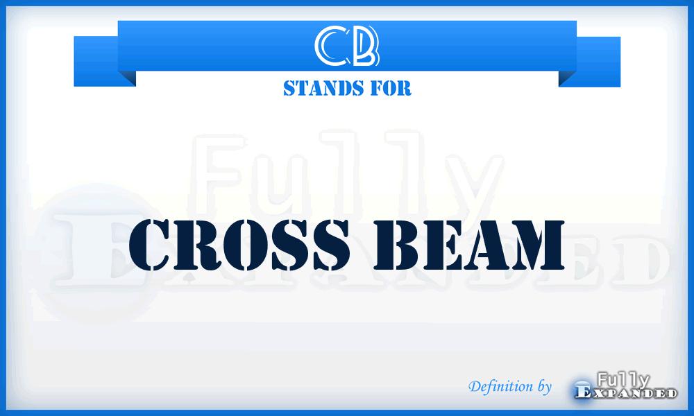 CB - Cross Beam