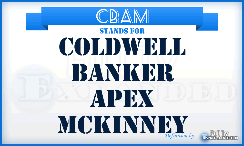 CBAM - Coldwell Banker Apex Mckinney