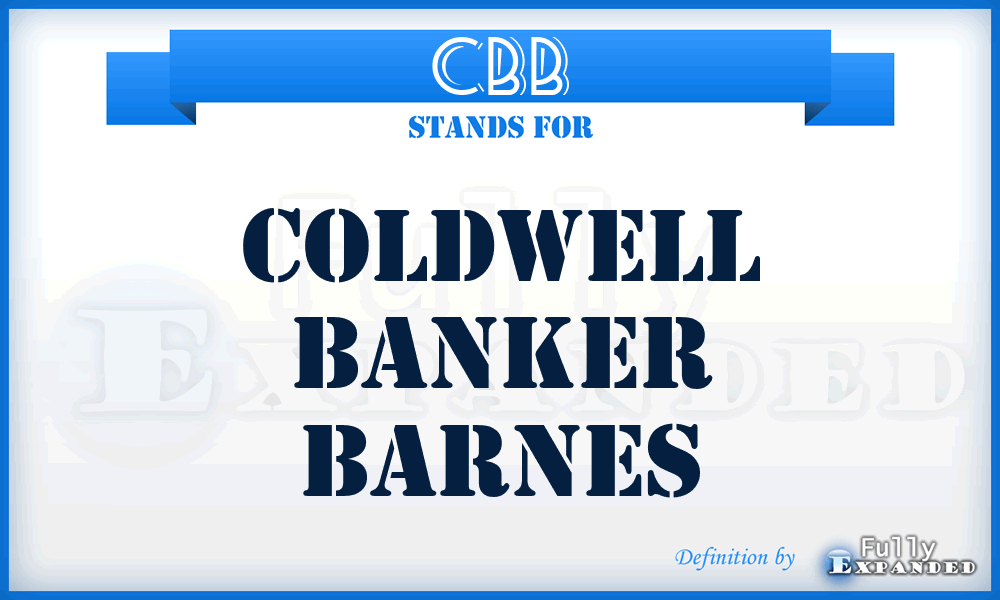 CBB - Coldwell Banker Barnes